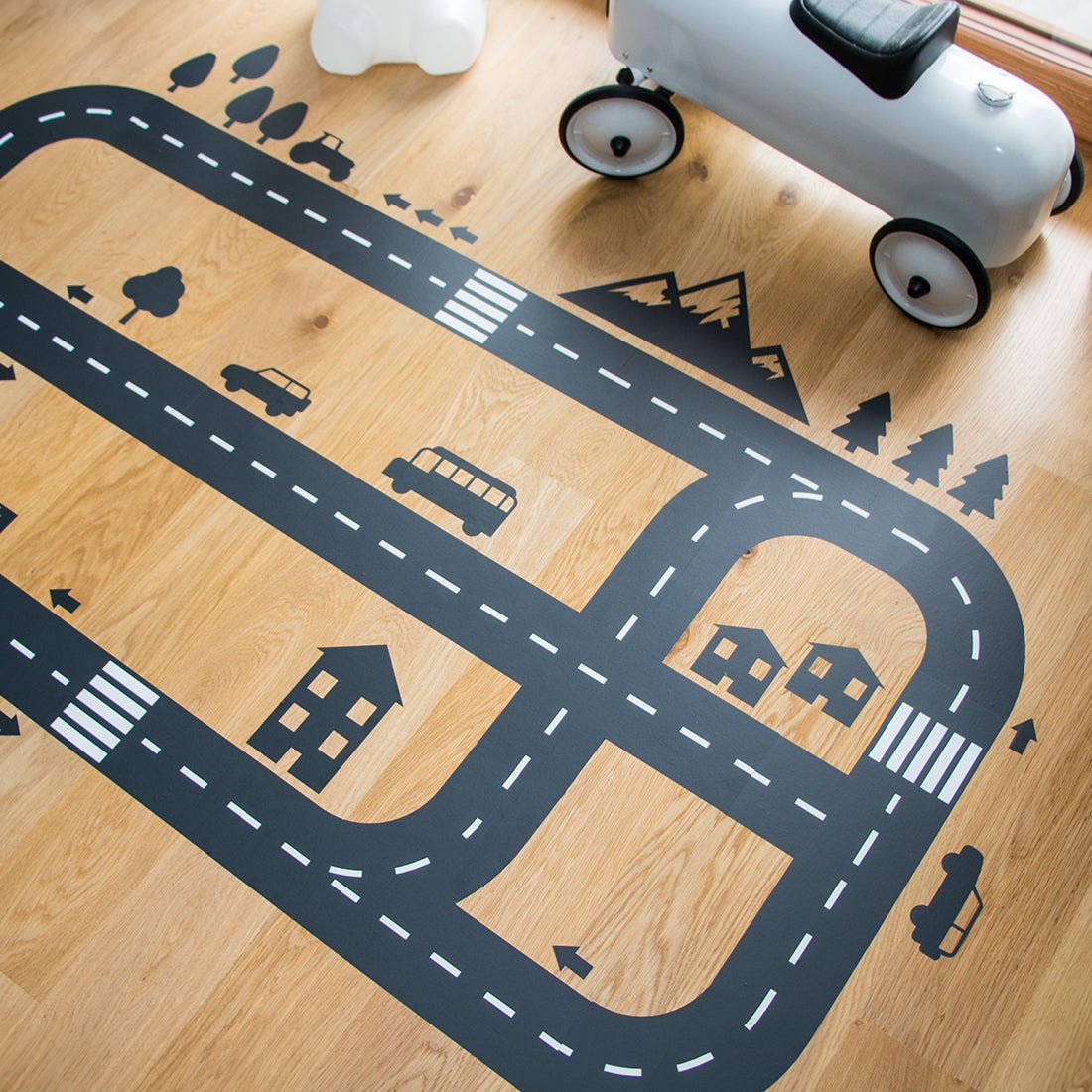 Race Course, Wall/Floor Stickers - Le Petit Marché Home Furniture