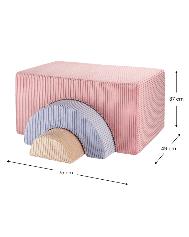 Rainbow Playset, Pink Mousse (Pre - Order) - Le Petit Marché Home Furniture