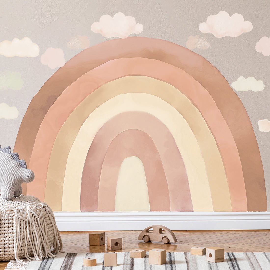 Rainbows Beige, Wall Stickers - Le Petit Marché Home Furniture