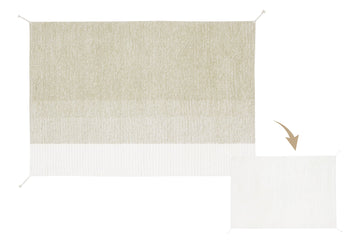 Reversible Cotton Rug - Gelato - Olive (M) - Le Petit Marché Home Furniture