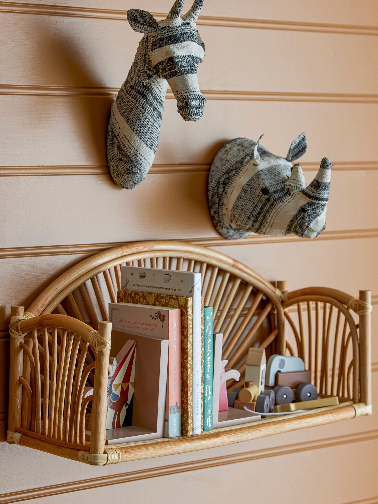 Rhino Berte Wall Decor, Paper Mache - Le Petit Marché Home Furniture