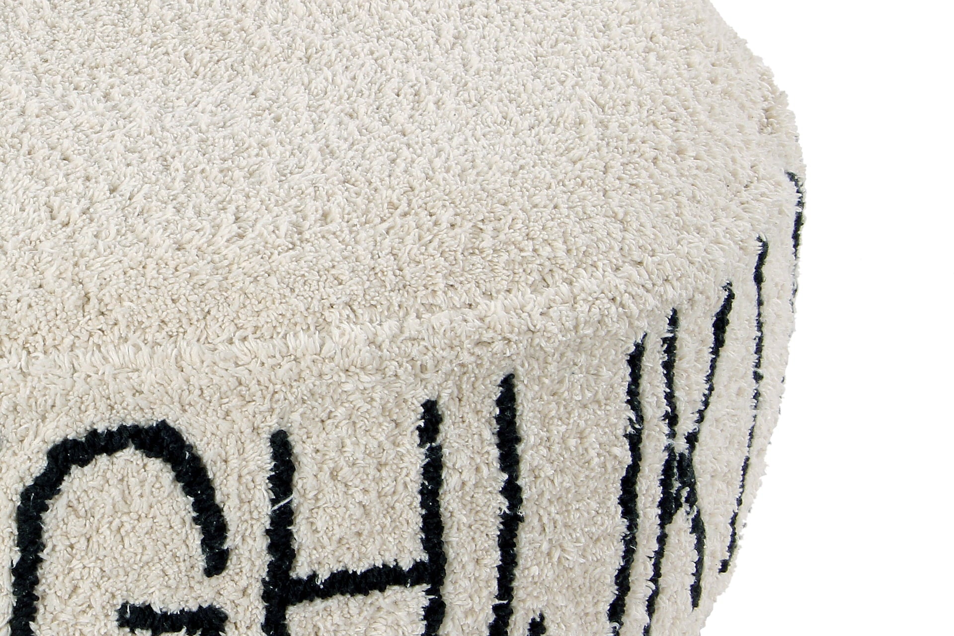 Round ABC Pouffe - Le Petit Marché Home Furniture