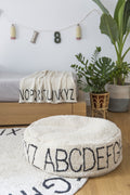 Round ABC Pouffe - Le Petit Marché Home Furniture