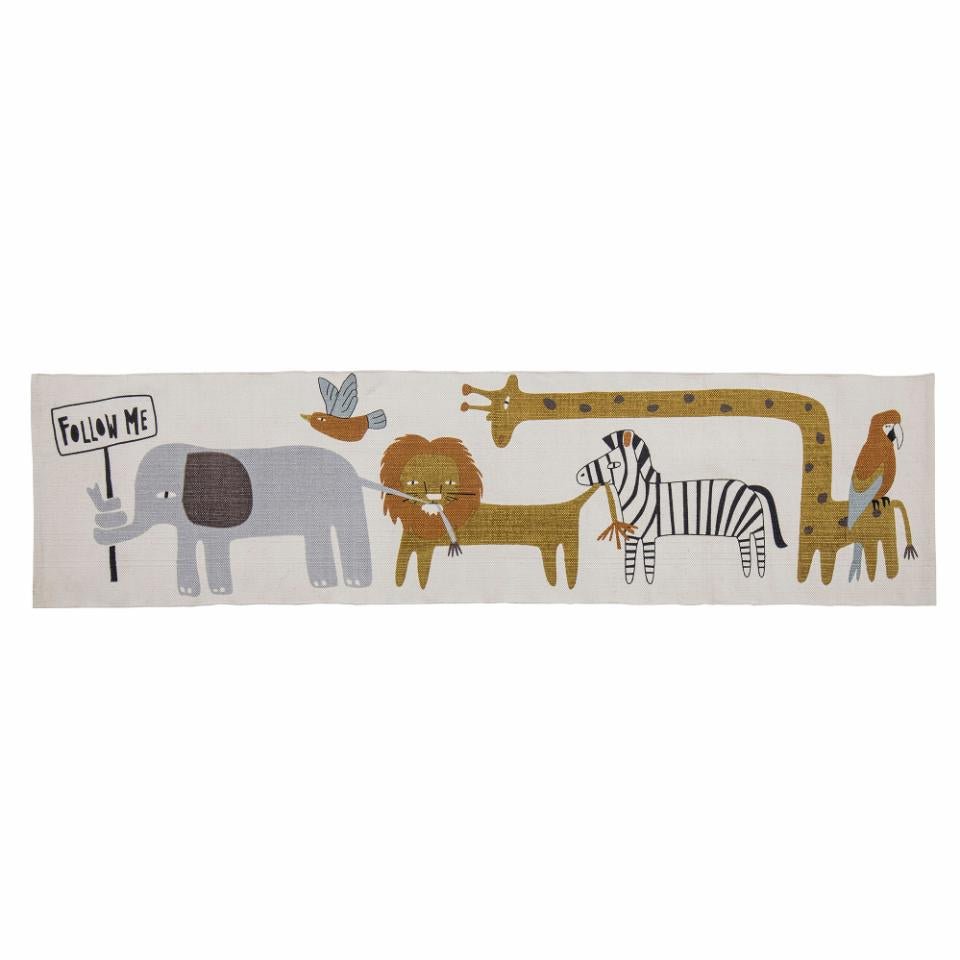 Rug Animal Neah, White, Cotton - Le Petit Marché Home Furniture