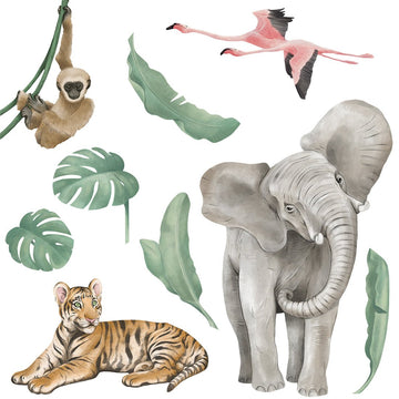 Safari Animals I, Wall Stickers - Le Petit Marché Home Furniture