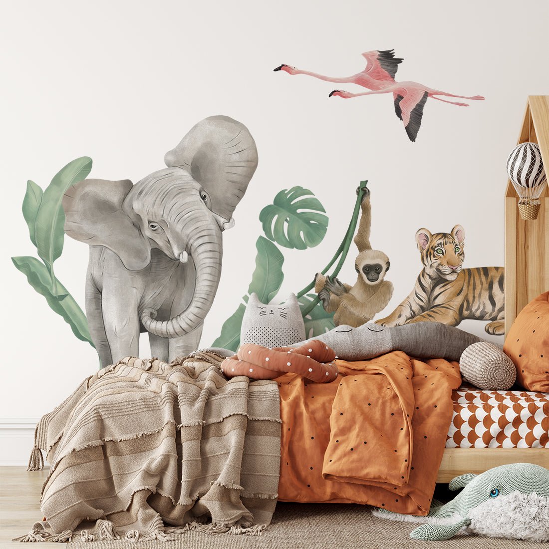 Safari Animals I, Wall Stickers - Le Petit Marché Home Furniture