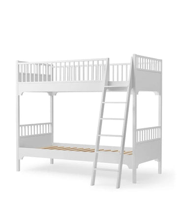 Seaside Classic bunk bed with slant ladder - Le Petit Marché Home Furniture