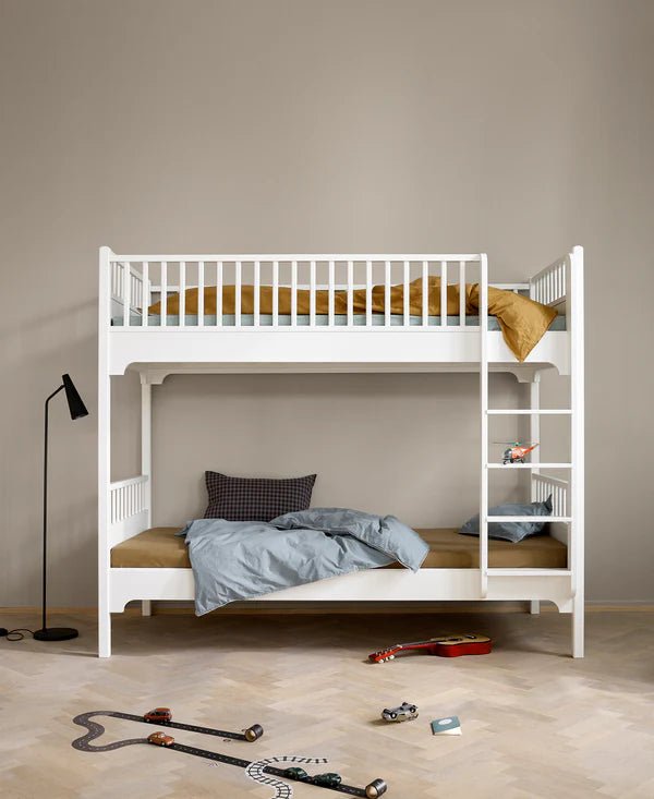 Seaside Classic bunk bed with vertical ladder - Le Petit Marché Home Furniture