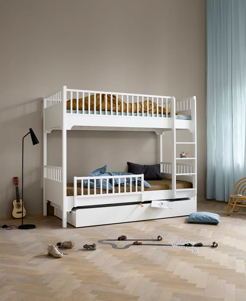 Seaside Classic Bunk Bed with Vertical Ladder - Le Petit Marché Home Furniture