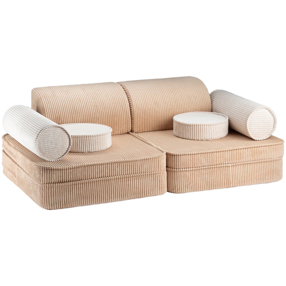 Settee Sofa, Brown Sugar (Pre - Order) - Le Petit Marché Home Furniture