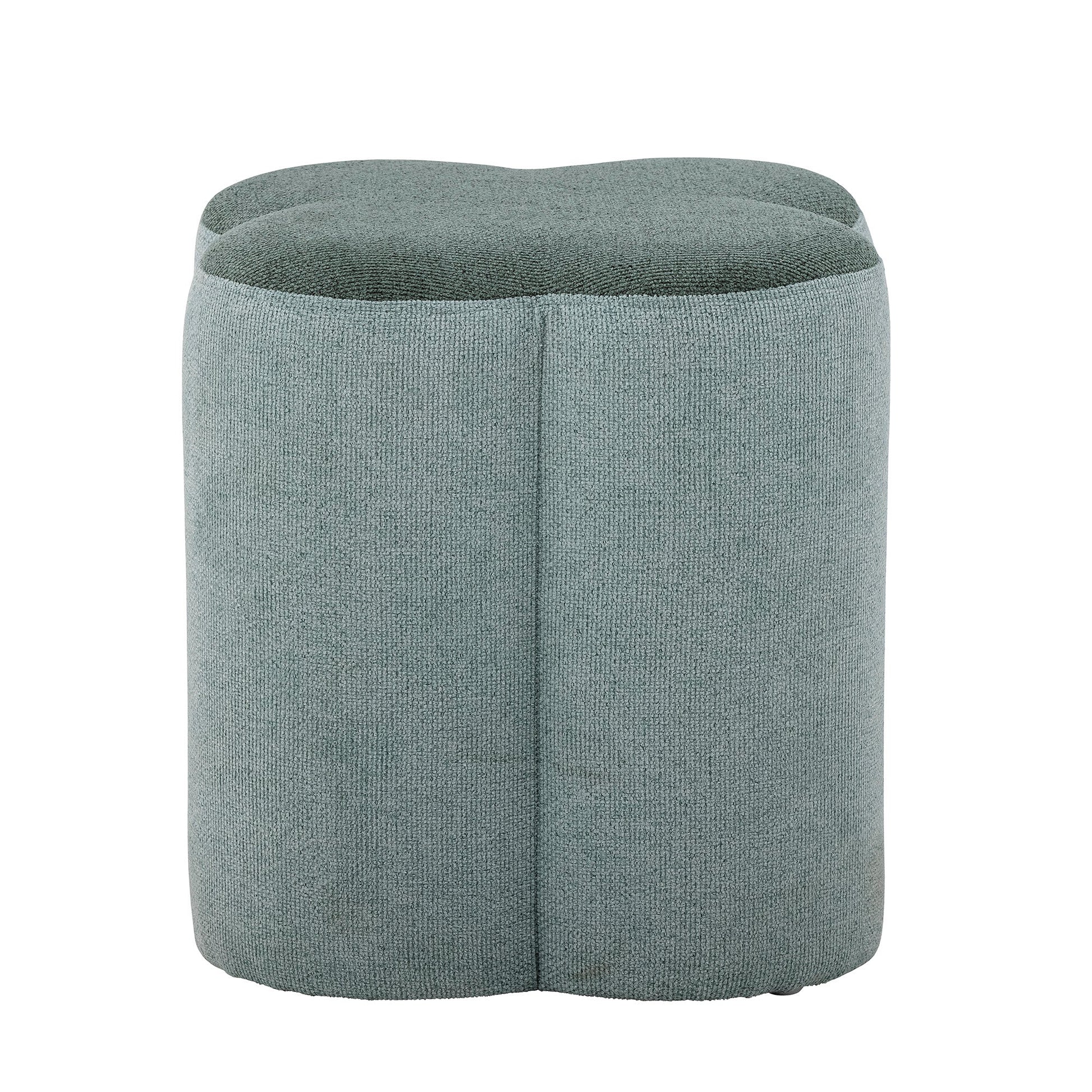 Sissel Pouf, Green - Le Petit Marché Home Furniture