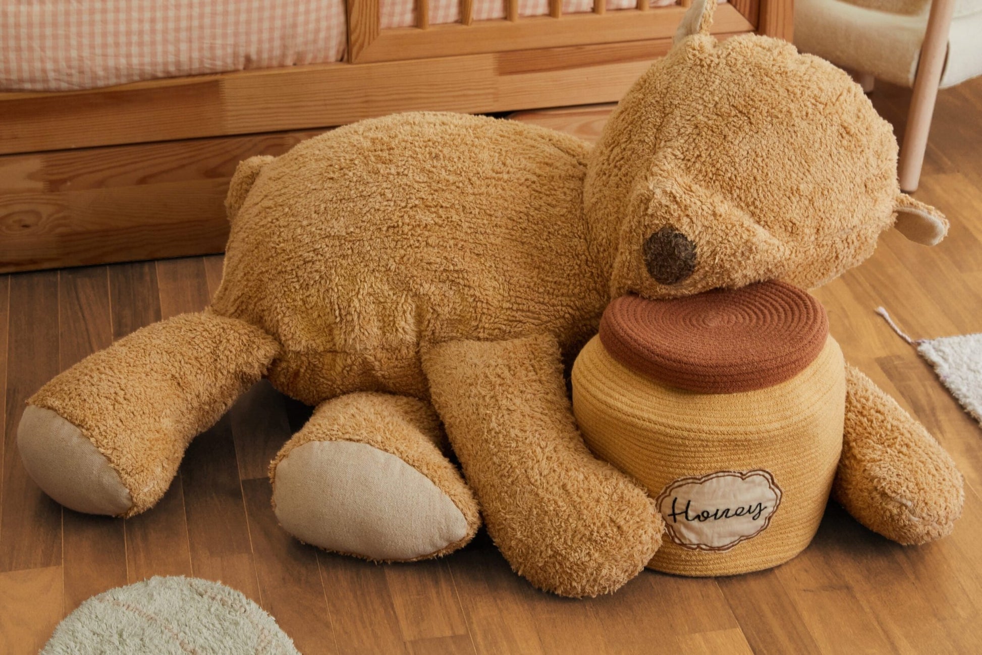 Sleepy Bear Pouffe - Le Petit Marché Home Furniture