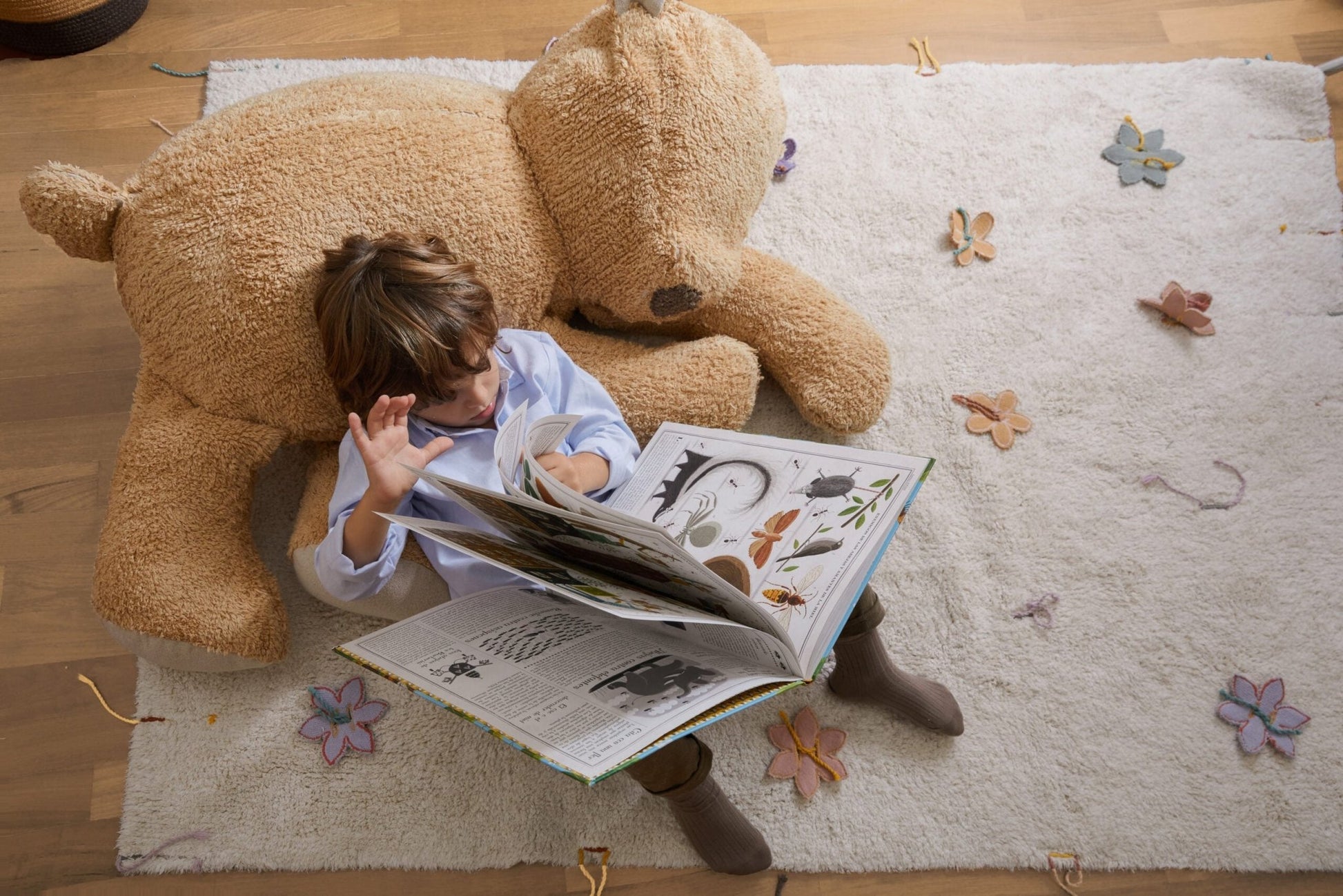 Sleepy Bear Pouffe - Le Petit Marché Home Furniture