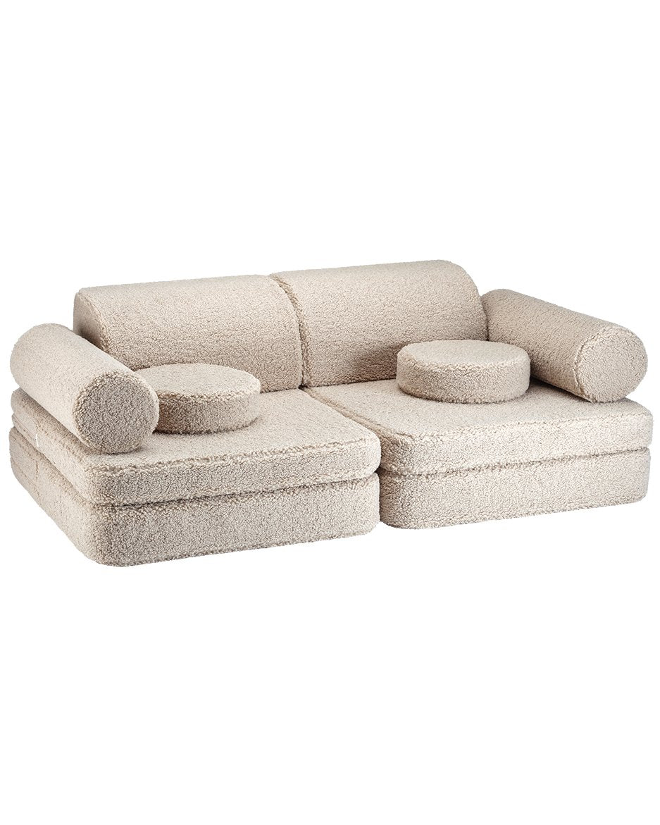 Sofa Settee, Biscuit - Le Petit Marché Home Furniture