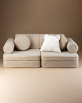 Sofa Settee, Biscuit - Le Petit Marché Home Furniture