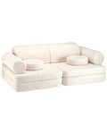 Sofa Settee, Cream White - Le Petit Marché Home Furniture