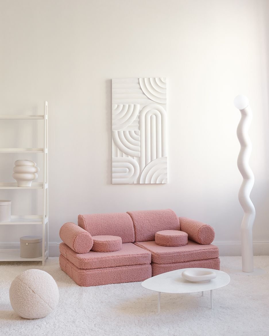 Sofa Settee, Guava (Pre - Order) - Le Petit Marché Home Furniture