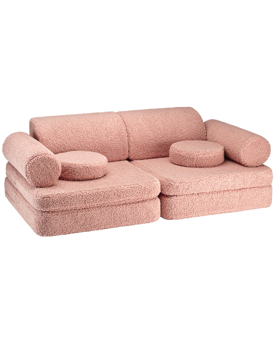 Sofa Settee, Guava (Pre - Order) - Le Petit Marché Home Furniture