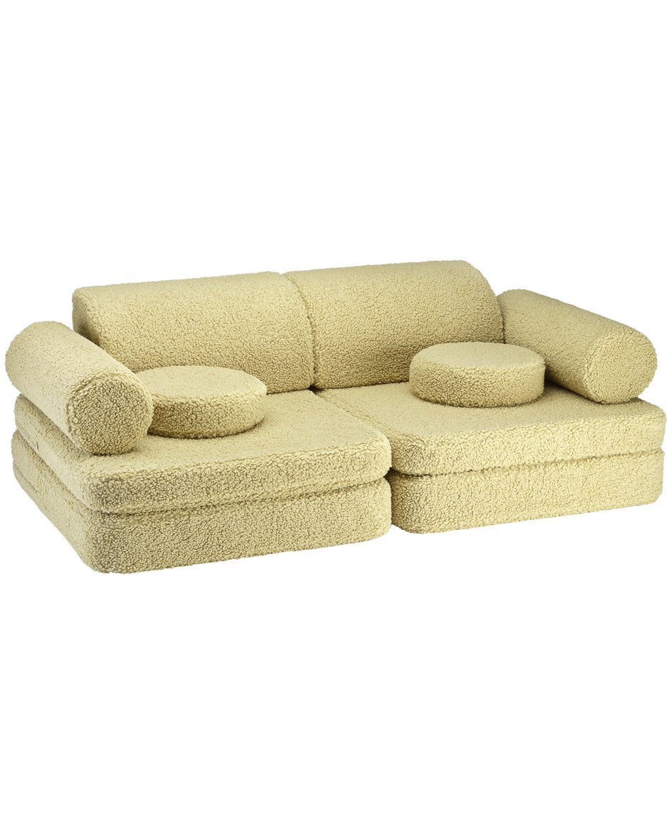 Sofa Settee, Matcha (Pre - Order) - Le Petit Marché Home Furniture