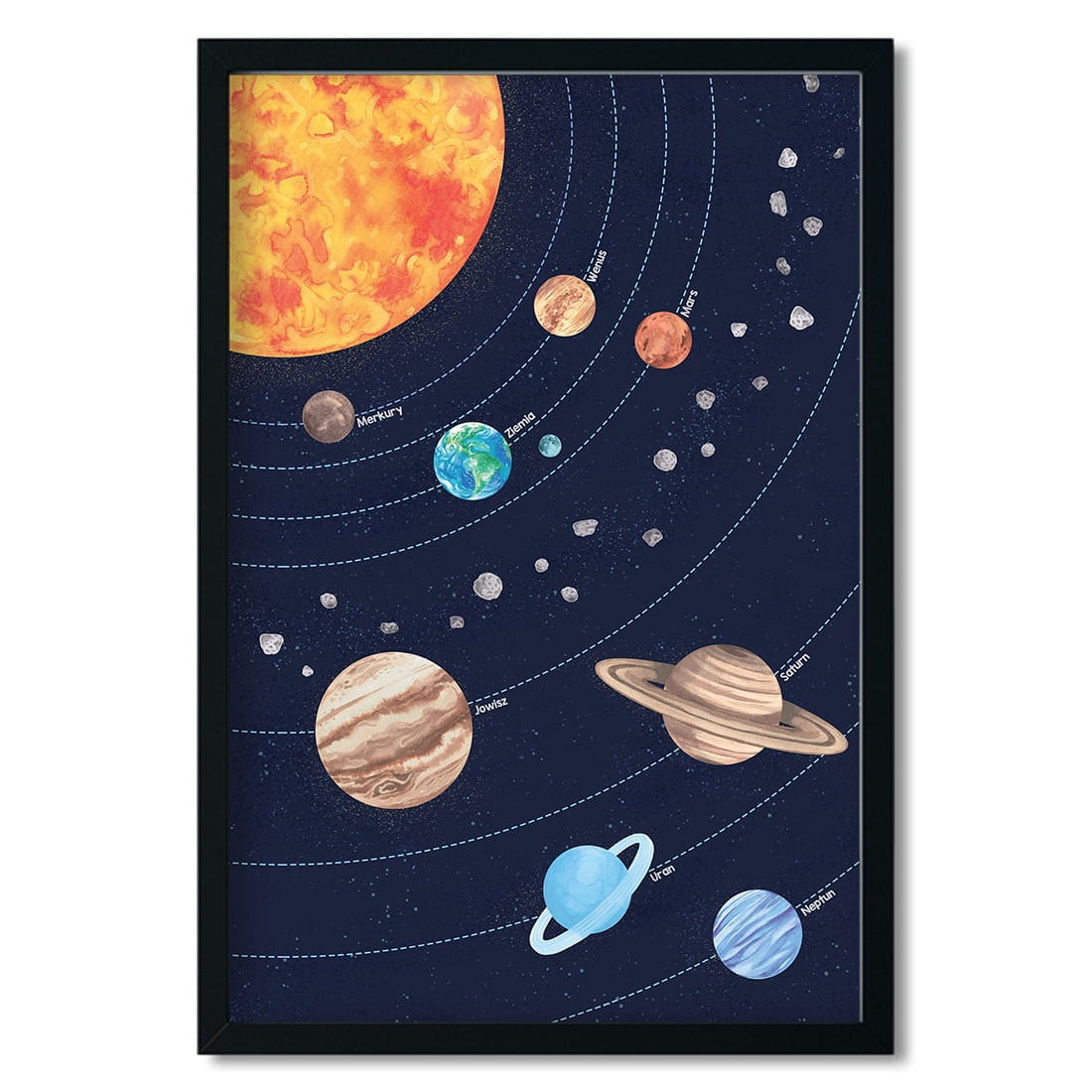 Solar System, Poster, 20x30cm - Le Petit Marché Home Furniture