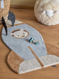 Space Rug, Blue - Le Petit Marché Home Furniture