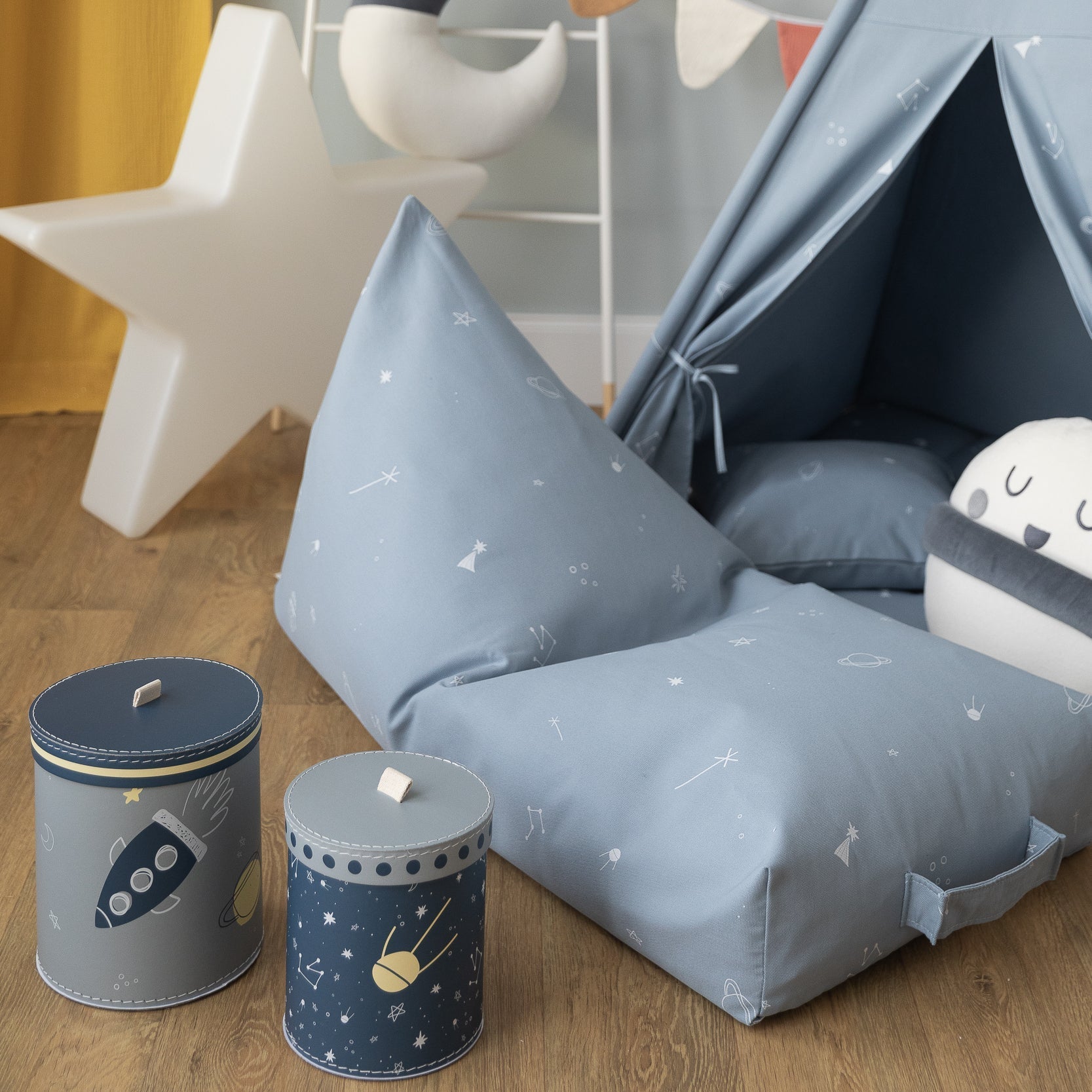 Spaceship & Universe Boxes Set - Le Petit Marché Home Furniture