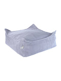 Square Ottoman, Blueberry Blue (Pre - Order) - Le Petit Marché Home Furniture