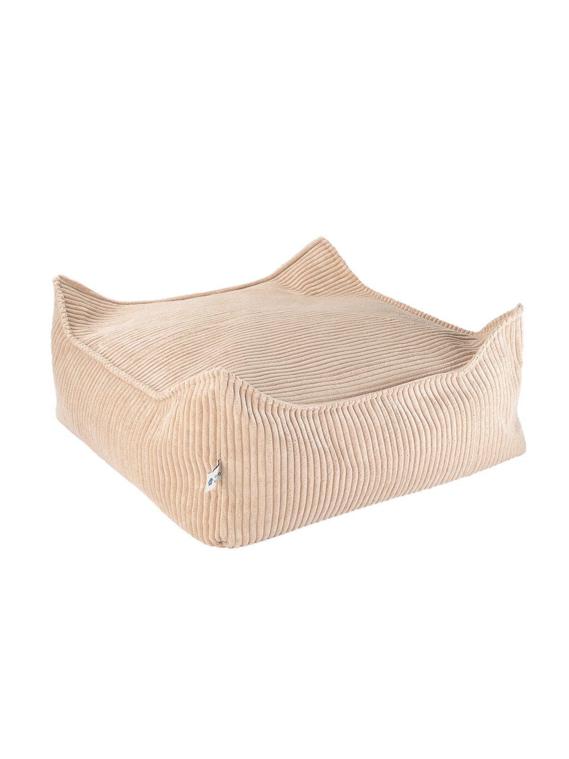 Square Ottoman, Brown Sugar (Pre - Order) - Le Petit Marché Home Furniture