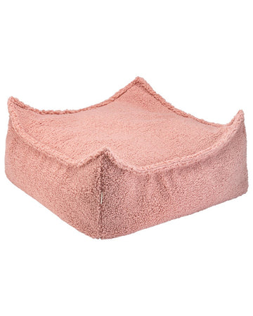 Square Ottoman, Guava (Pre - Order) - Le Petit Marché Home Furniture