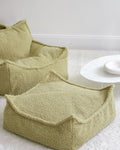 Square Ottoman, Matcha (Pre - Order) - Le Petit Marché Home Furniture