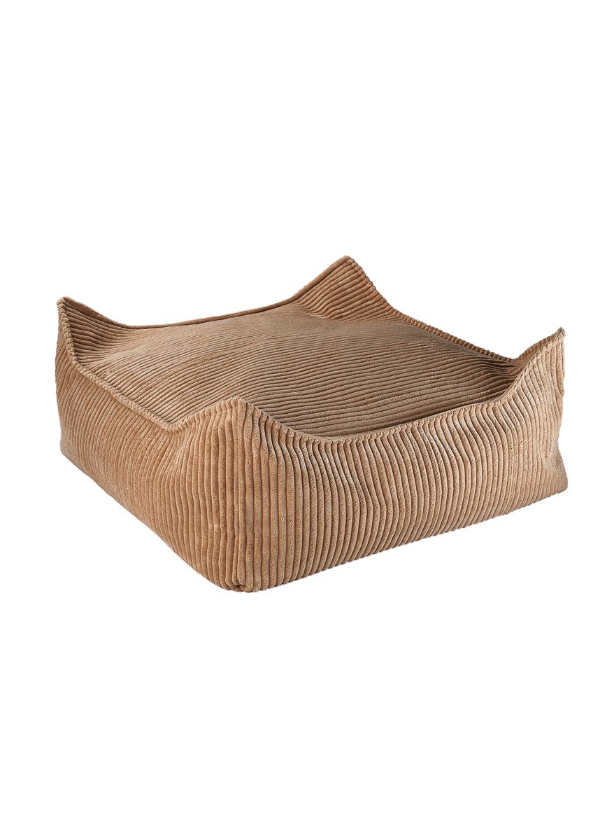 Square Ottoman, Toffee (Pre - Order) - Le Petit Marché Home Furniture