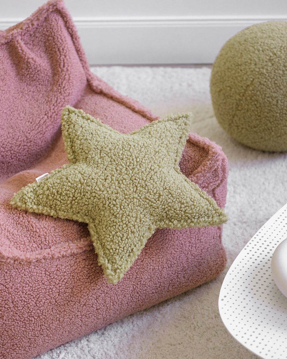 Star Cushion, Matcha - Le Petit Marché Home Furniture