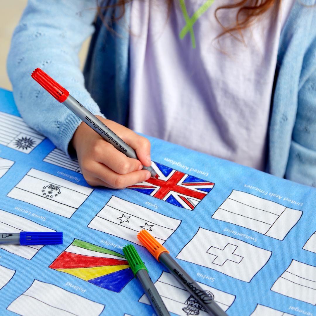 Tablecloth, World Flag - Le Petit Marché Home Furniture