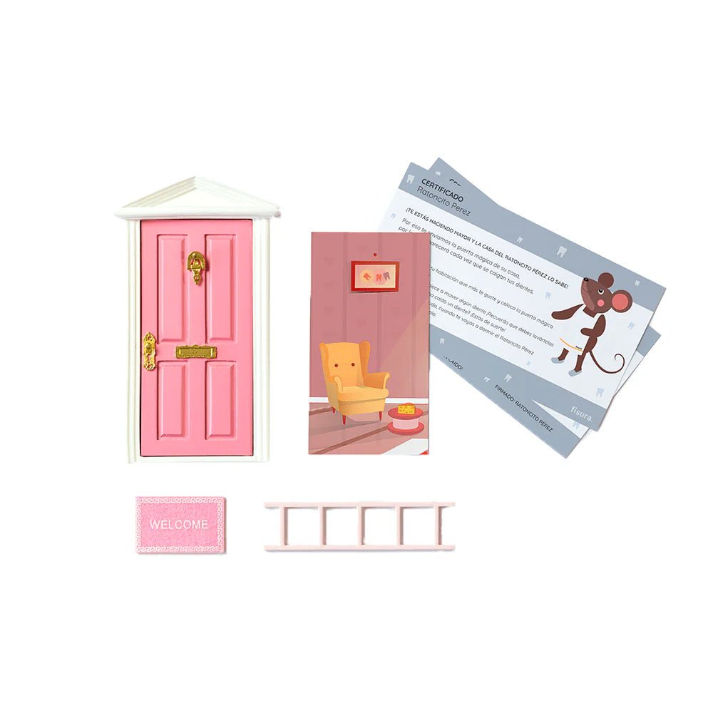 Tooth Fairy Door, Pink - Le Petit Marché Home Furniture