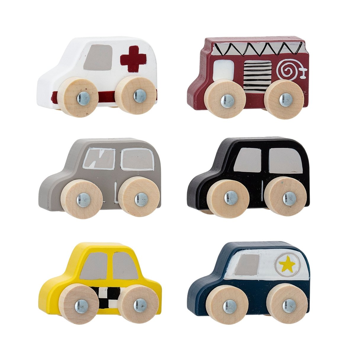 Toy Car Avin, Grey, FSC100% - Le Petit Marché Home Furniture