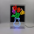 Tulips, Acrylic Neon Box - Le Petit Marché Home Furniture