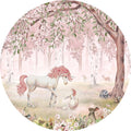 Unicorn Forest - Pink - Circle - Le Petit Marché Home Furniture