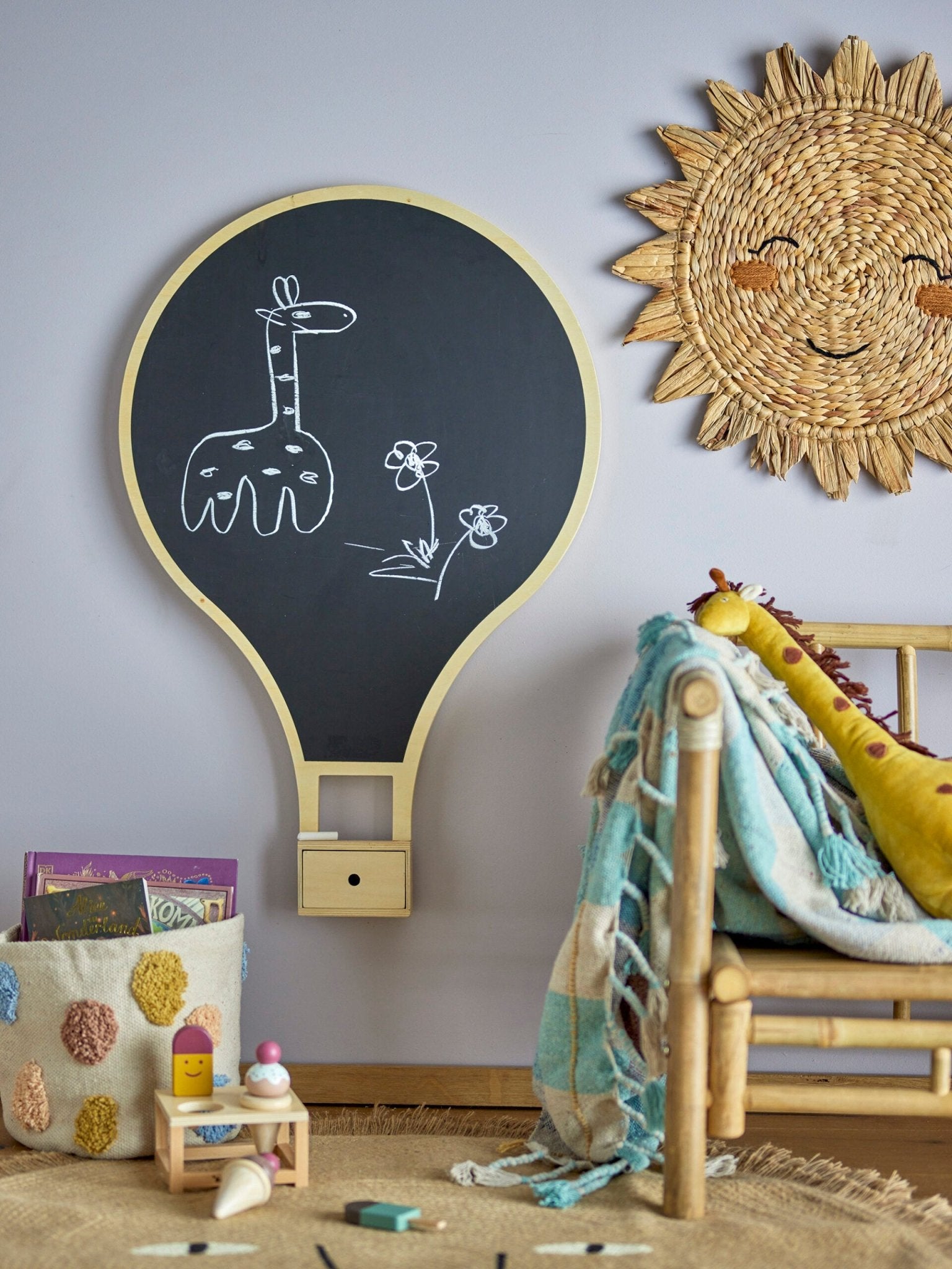 Valona Blackboard, Black - Le Petit Marché Home Furniture