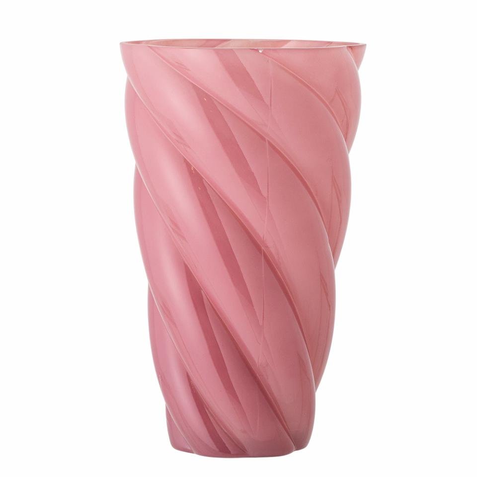 Vase Callo, Rose, Glass - Le Petit Marché Home Furniture