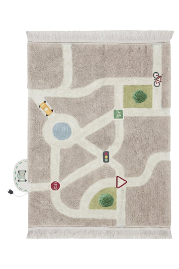 Washable Play Rug Eco - City - Le Petit Marché Home Furniture