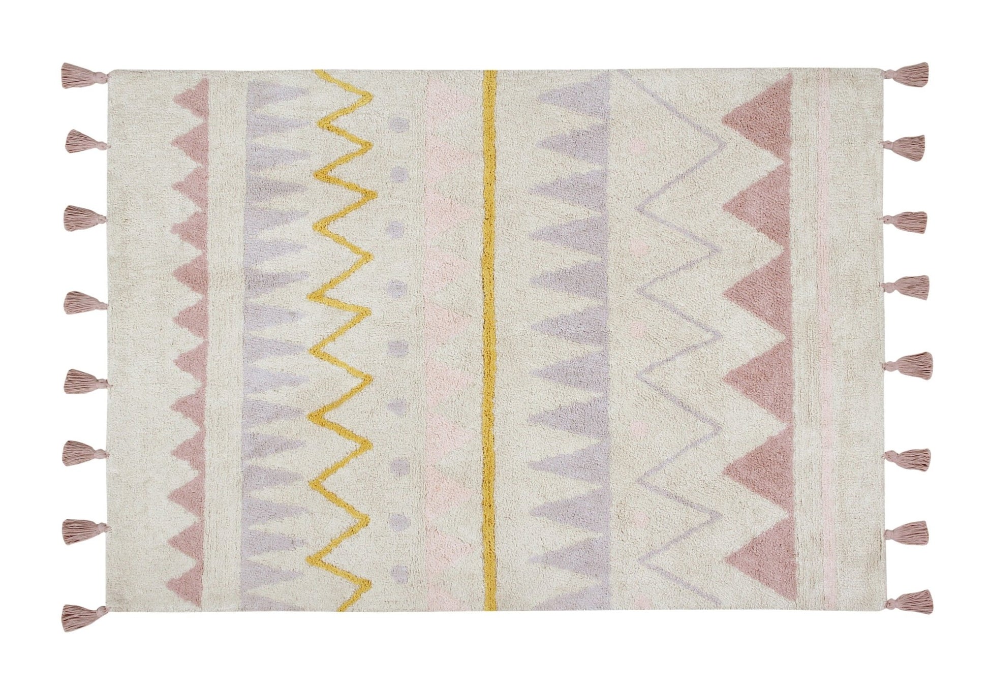 Washable Rug - Azteca - Vintage Nude - L - Le Petit Marché Home Furniture