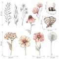 Wildflowers Set I, Wall Stickers - Le Petit Marché Home Furniture