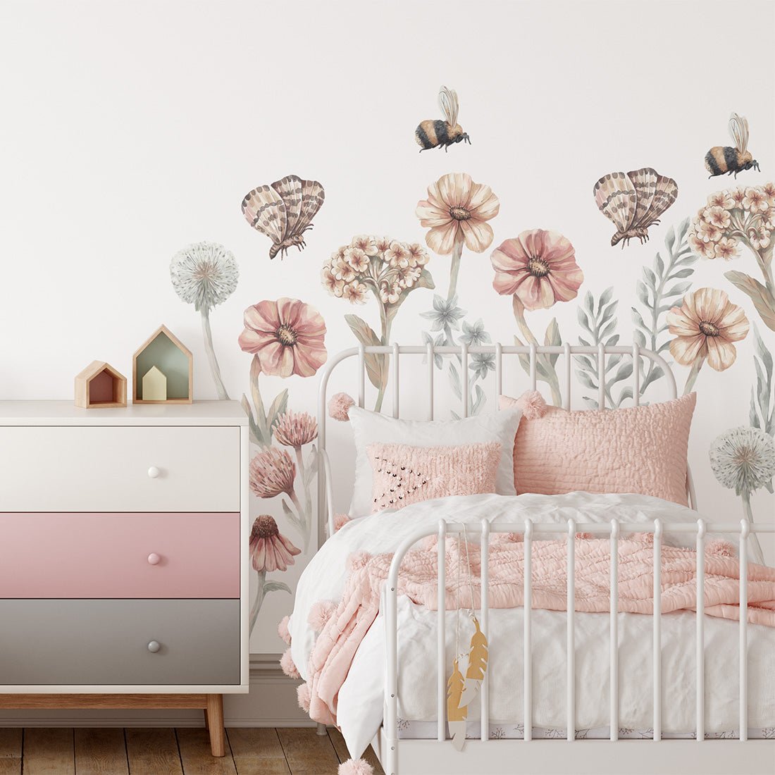 Wildflowers Set II, Wall Stickers - Le Petit Marché Home Furniture