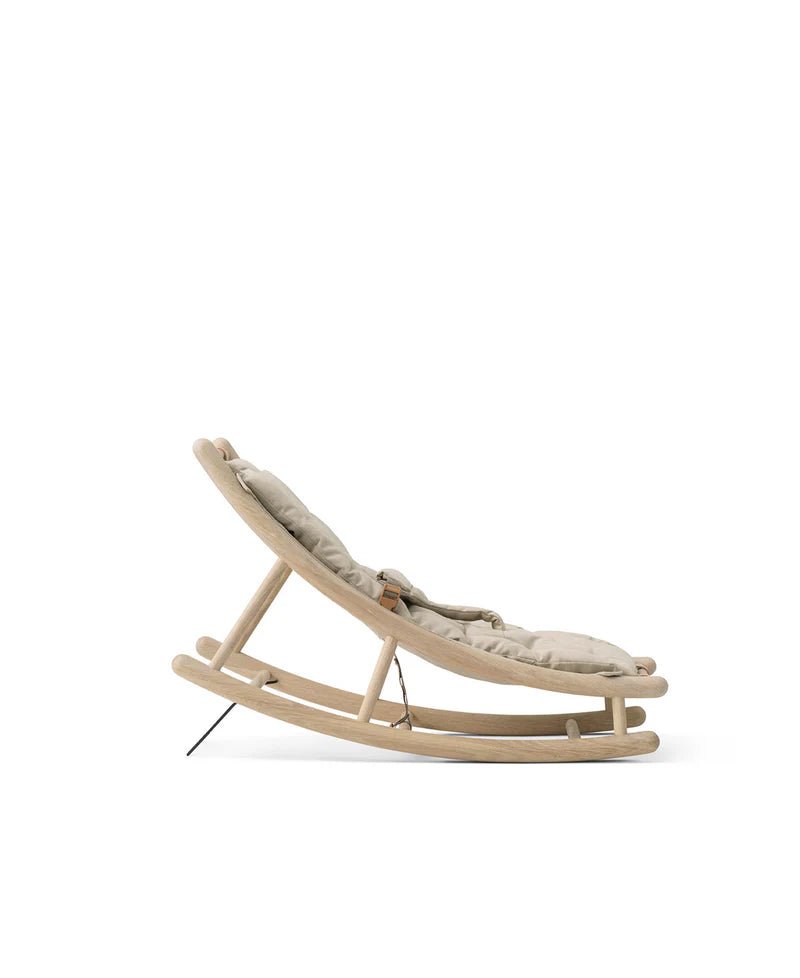 Wood Baby & Toddler Rocker, Oak/Nature - Le Petit Marché Home Furniture