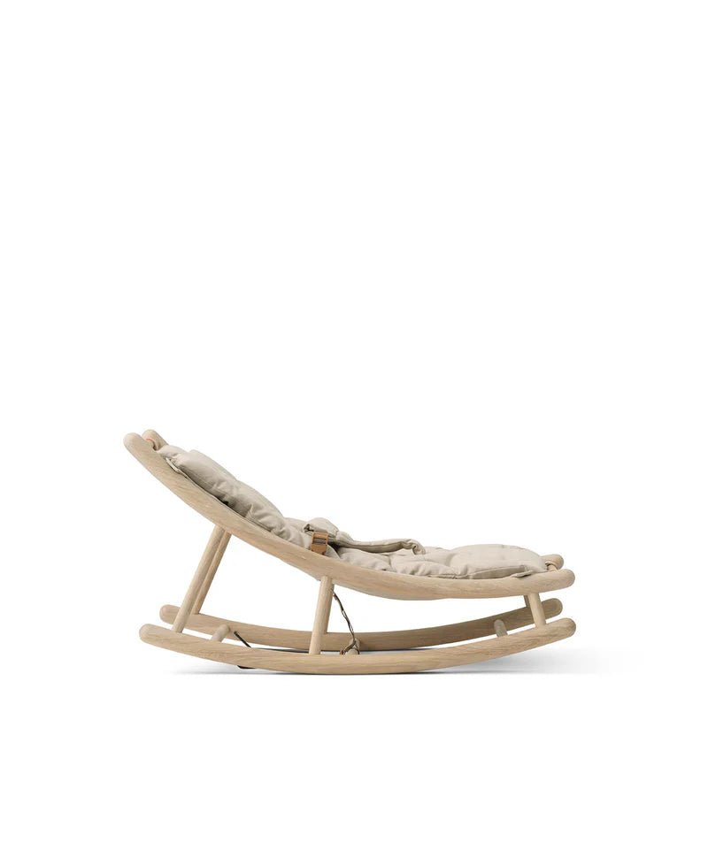 Wood Baby & Toddler Rocker, Oak/Nature - Le Petit Marché Home Furniture