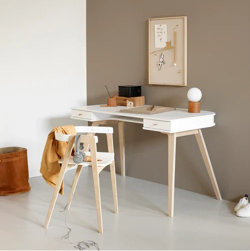 Wood desk 72,6 cm & armchair - Le Petit Marché Home Furniture