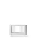 Wood Mini+ cot bed incl. junior kit, white - Le Petit Marché Home Furniture