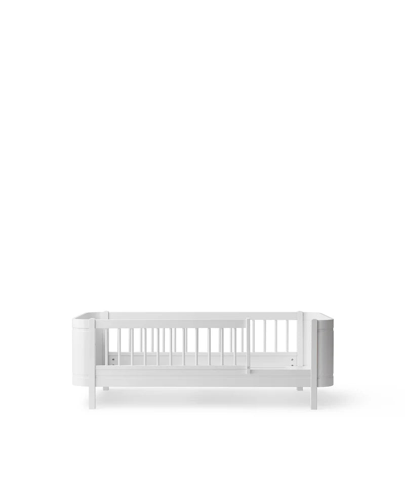 Wood Mini+ Junior Bed, White - Le Petit Marché Home Furniture