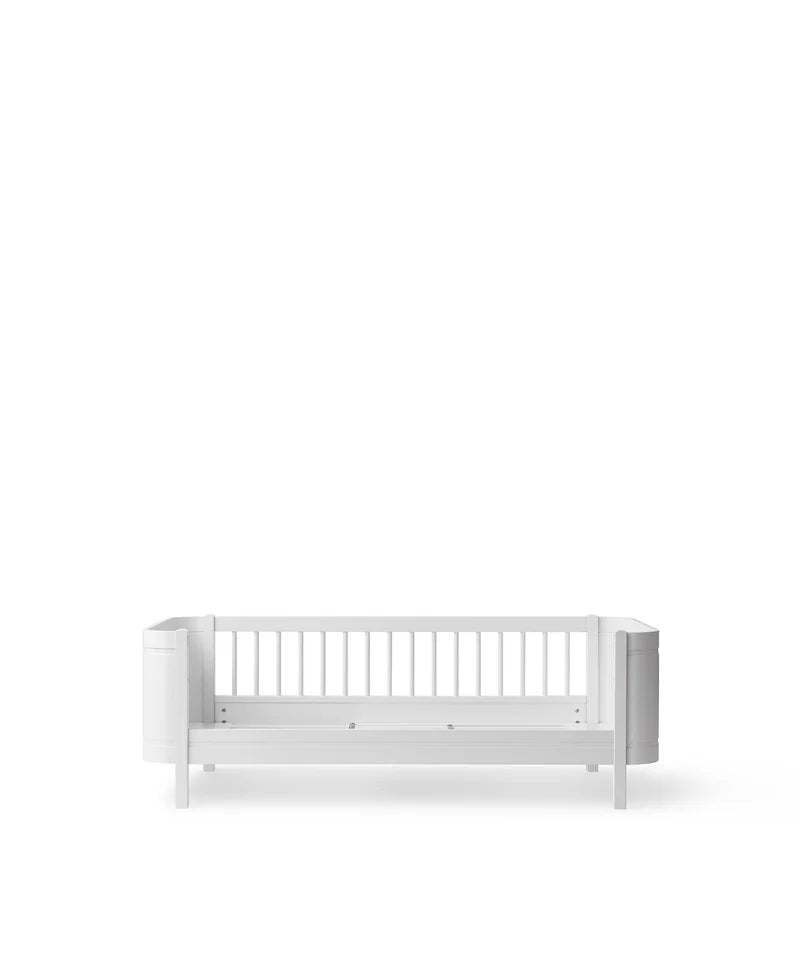 Wood Mini+ Junior Bed, White - Le Petit Marché Home Furniture