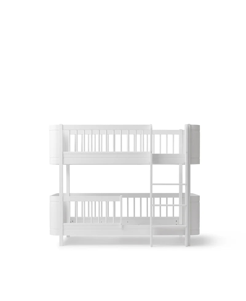 Wood Mini+ low bunk bed, white - Le Petit Marché Home Furniture